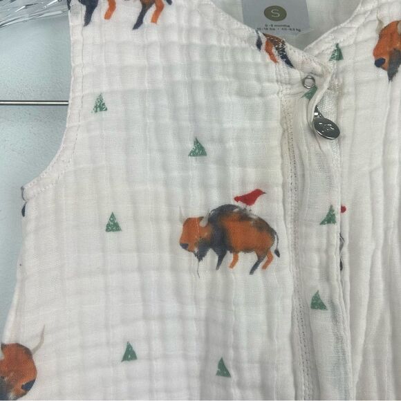 Little Unicorn Cotton Muslin Gauze Sleep Bag Sack Sz S 0-6 months 10-18 Lbs - Picture 12 of 13